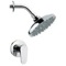 Chrome Shower Faucet Set with 6